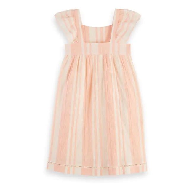 Striped Dress | Pale pink