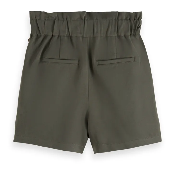 Short Paper Bag | Vert kaki- Image produit n°1