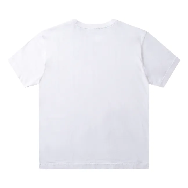 Camiseta Duck Patch de algodón ecológico | Blanco