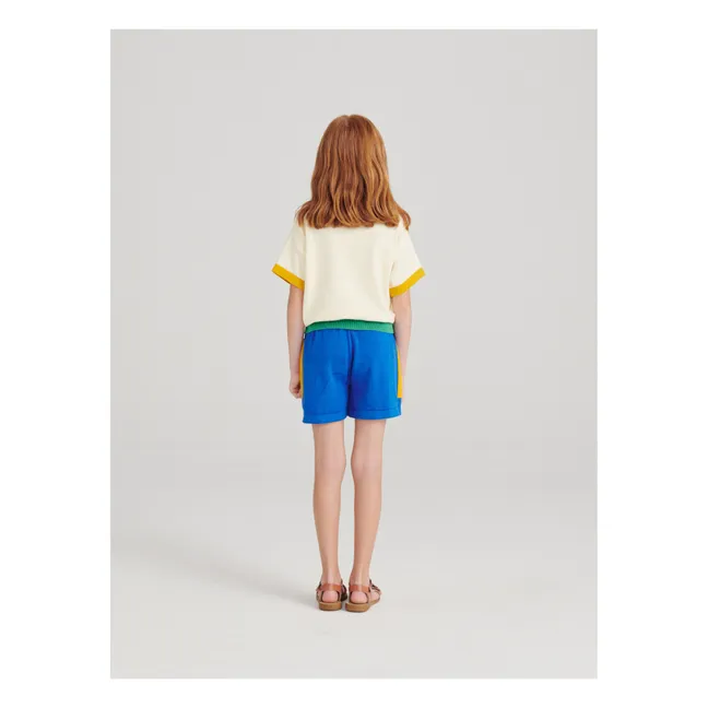 Colorbloc Mesh Shorts | Blau