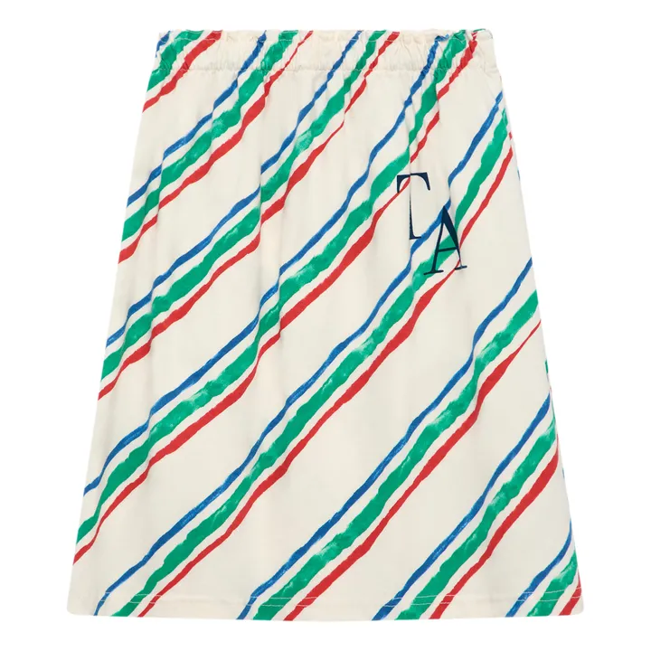 Sonya Striped Skirt | Ecru- Product image n°0