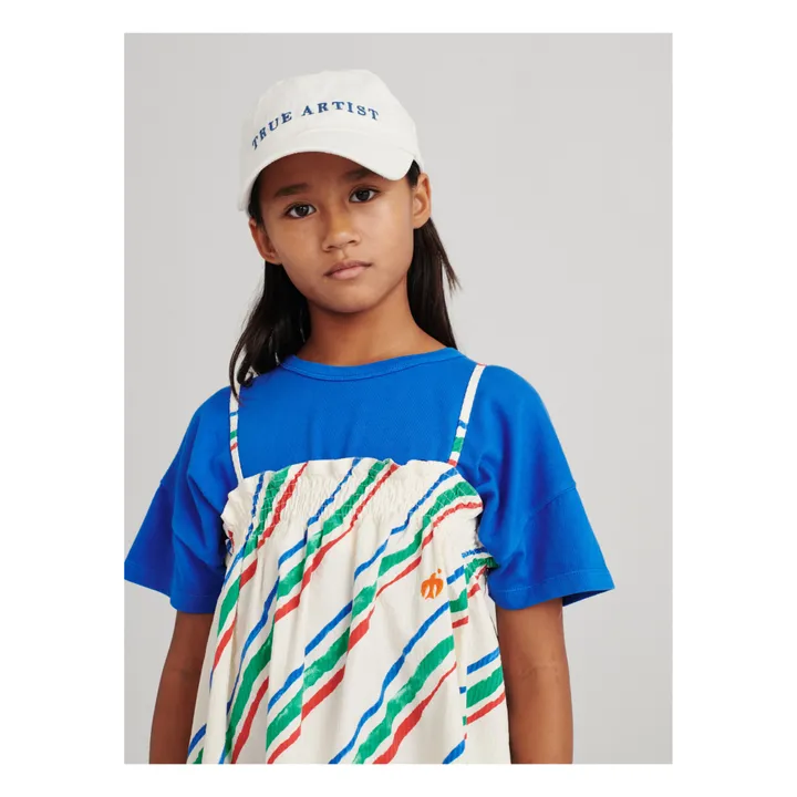 Robe Sonya Rayée Seersucker | Ecru- Image produit n°2
