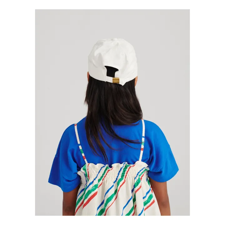 Robe Sonya Rayée Seersucker | Ecru- Image produit n°3