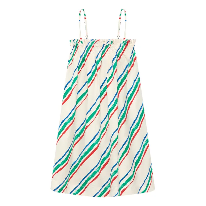 Robe Sonya Rayée Seersucker | Ecru- Image produit n°5