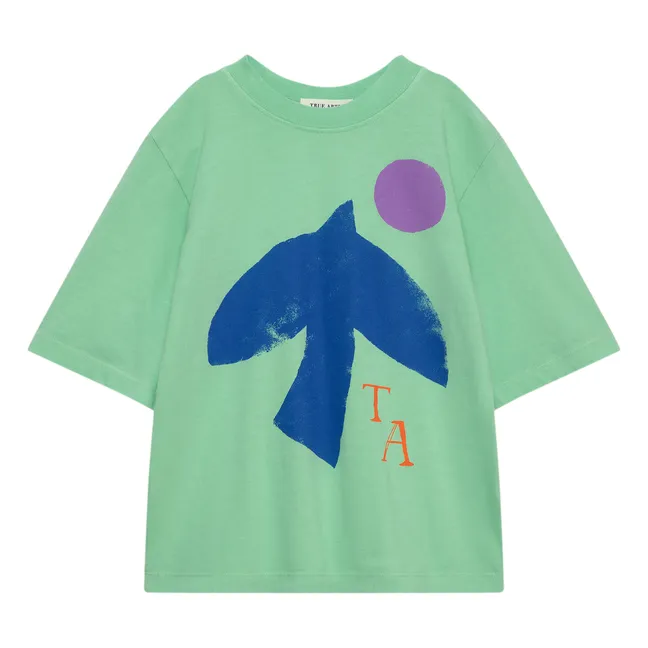 T-shirt n°05 Oiseau | Vert