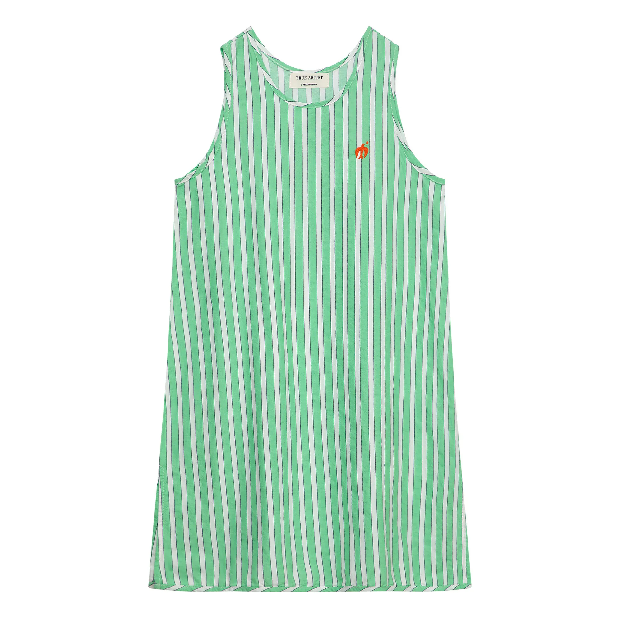 True Artist Green Dress N°12 Rayée