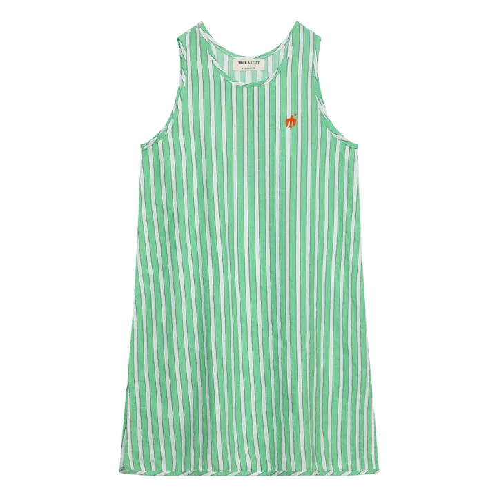 Robe n°12 Rayée | Vert- Image produit n°0