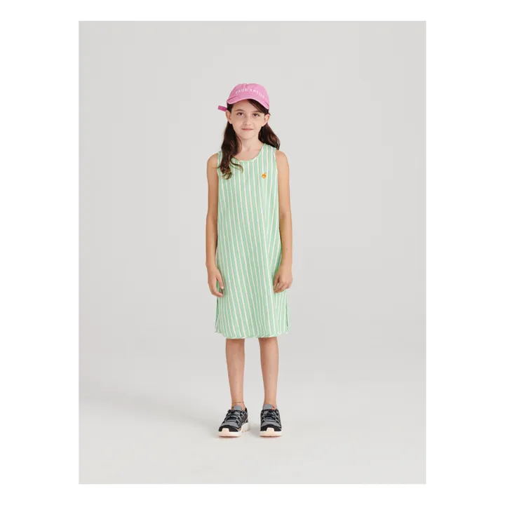 Robe n°12 Rayée | Vert- Image produit n°1