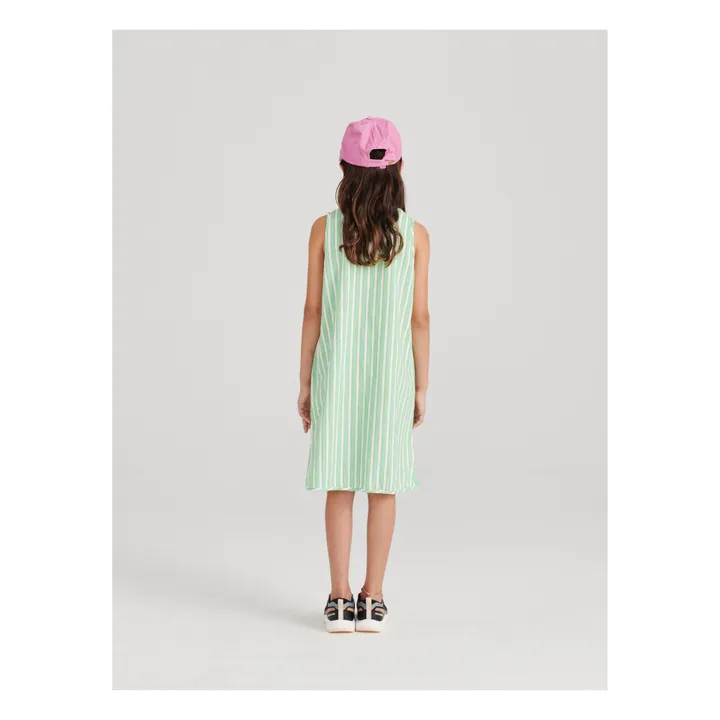 Robe n°12 Rayée | Vert- Image produit n°4