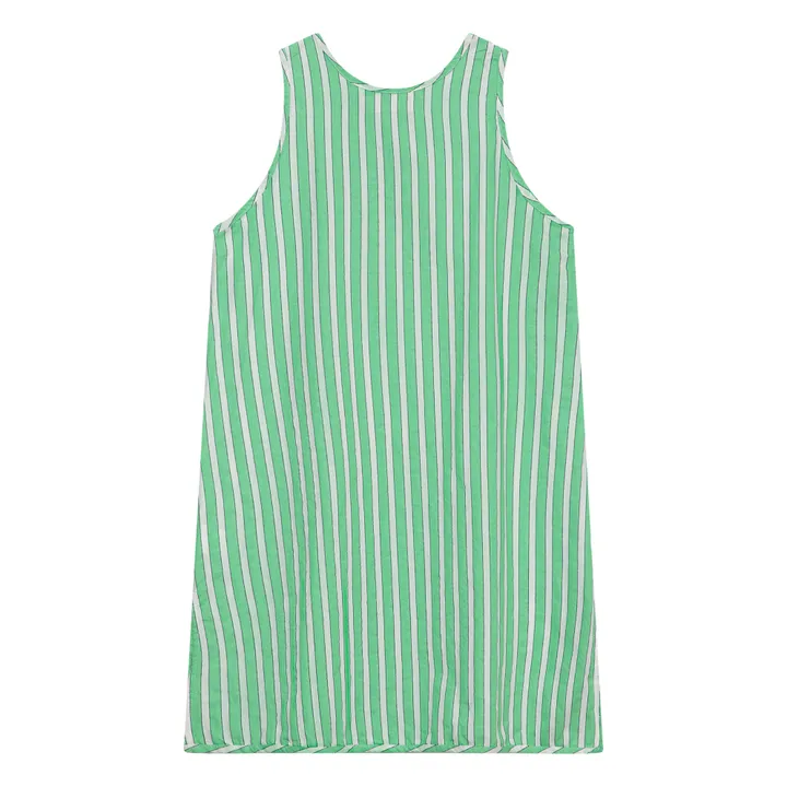 Robe n°12 Rayée | Vert- Image produit n°6