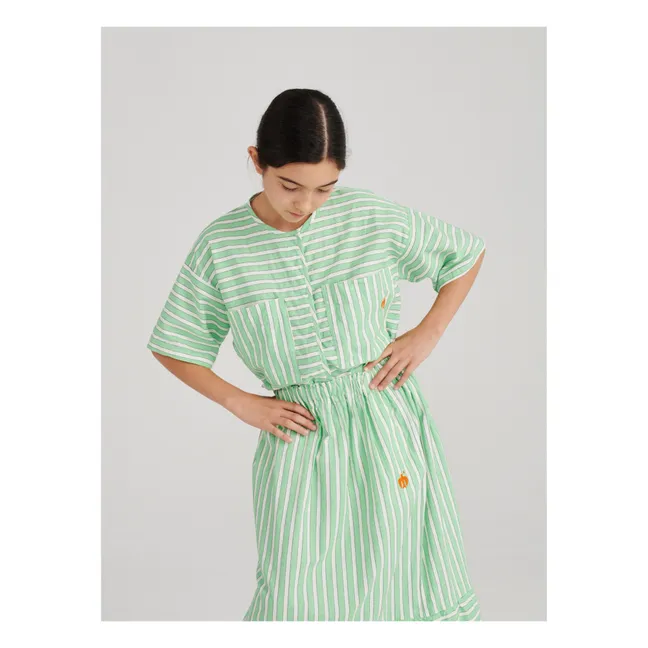Skirt n°04 Striped | Green