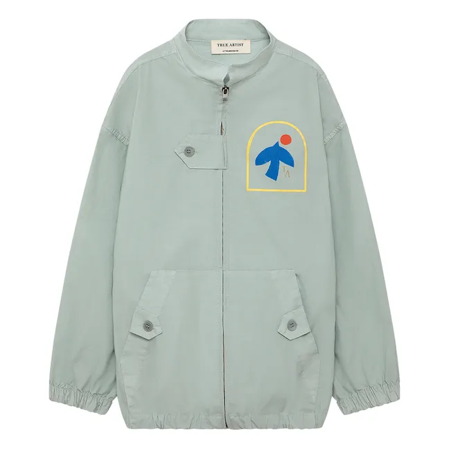 Bomber n°01 Zipper | Light Blue