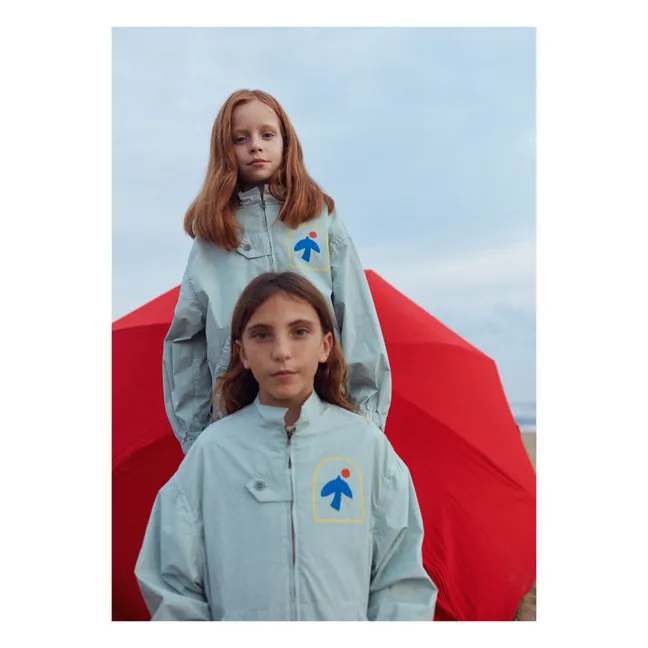 Bomber n°01 Zipper | Light Blue