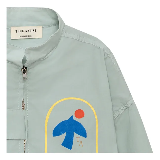 Bomber n°01 Zipper | Light Blue