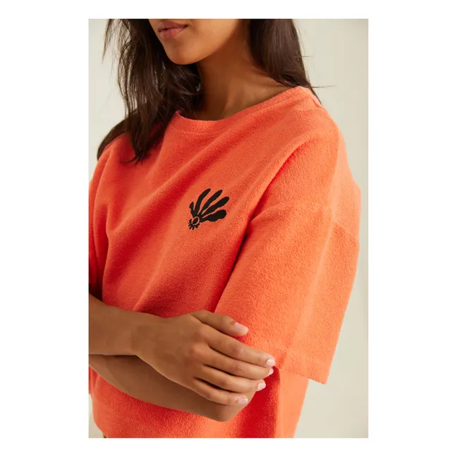 Sweatshirt Kurzarm Valencia | Orange