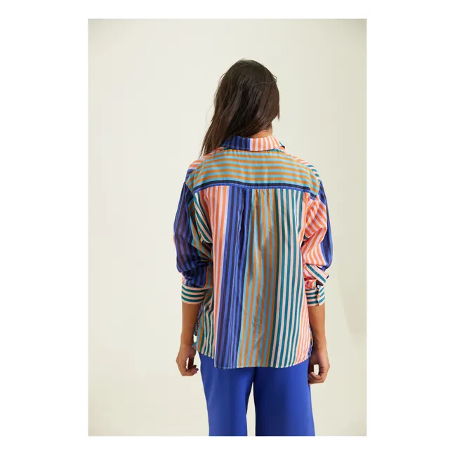 Camicia Wyoming Prado Stripes  | Blu
