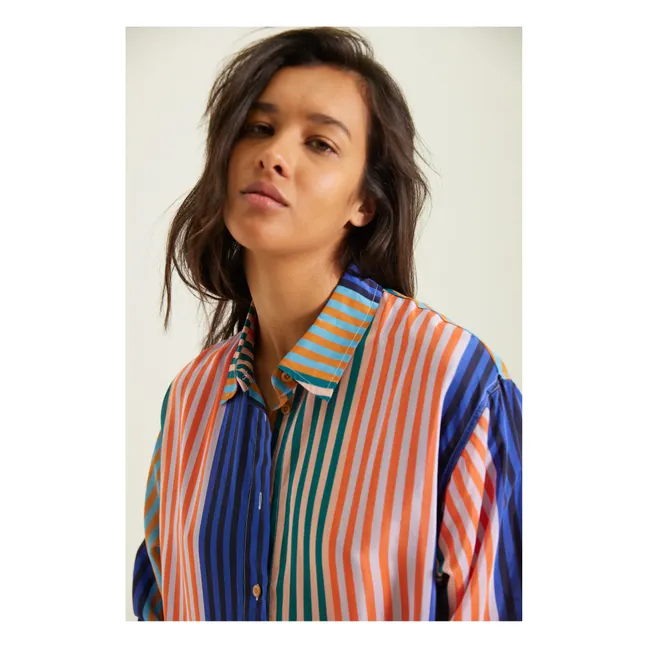 Camicia Wyoming Prado Stripes  | Blu
