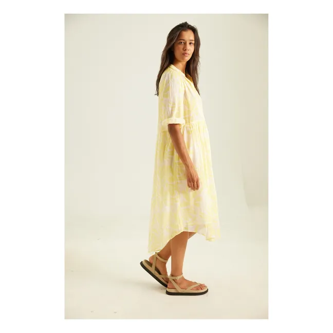 Xaffe Eulalie dress  | Lemon yellow