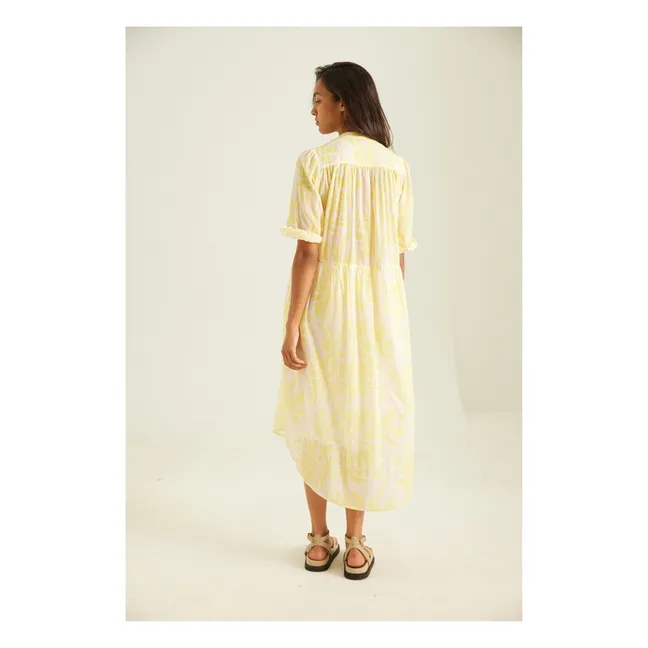 Xaffe-Kleid Eulalie  | Zitronengelb