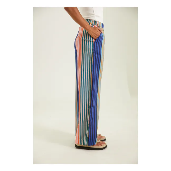 Pantaloni a righe Pakolm Prado | Blu
