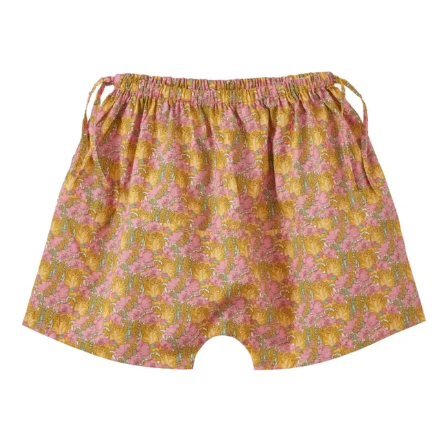 Pantalones cortos florales Lovage | Amarillo