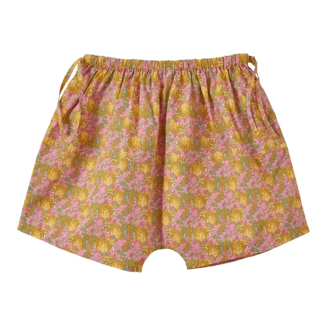 Lovage floral shorts | Yellow