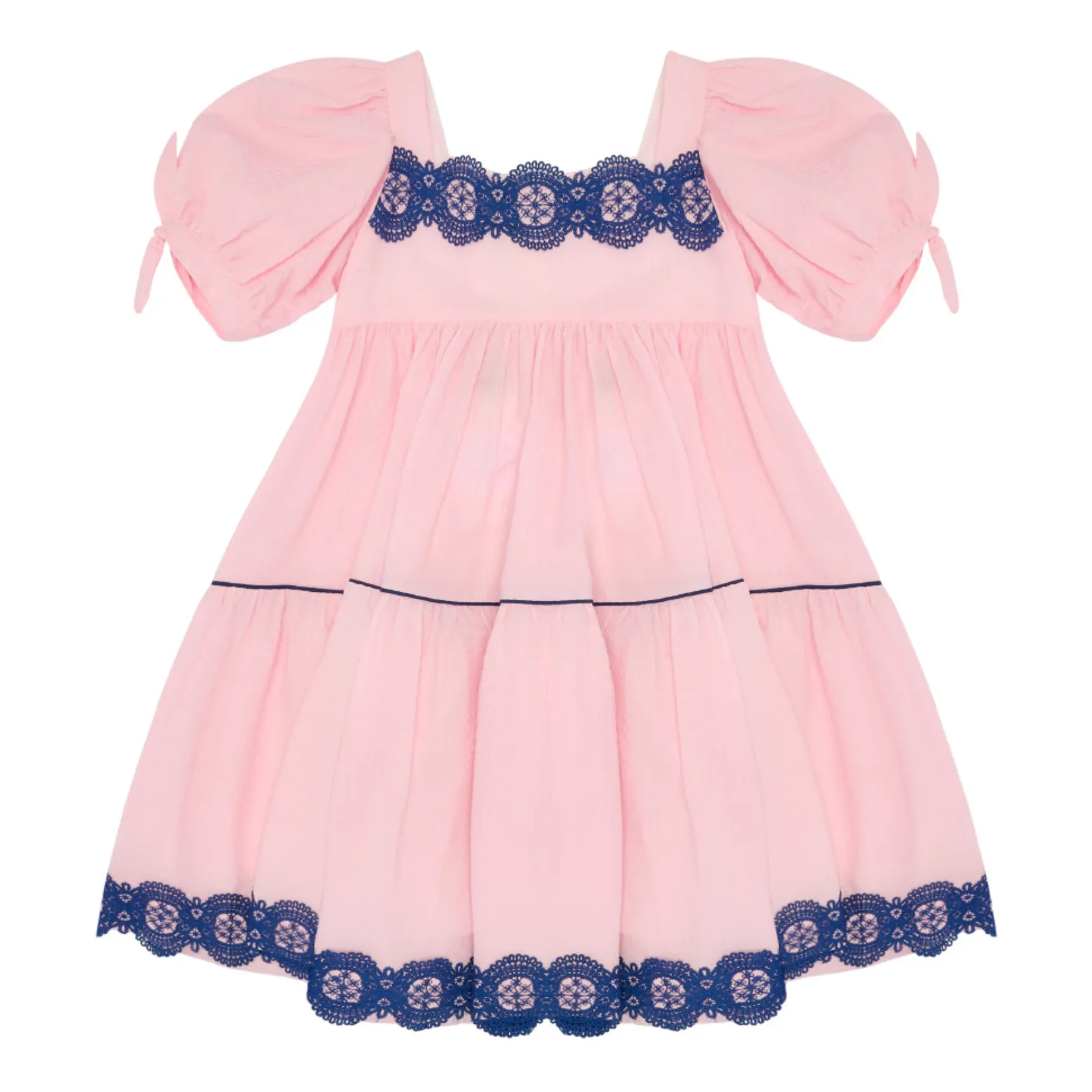 The Middle Daughter Powder Pink Cotton Poplin Dress