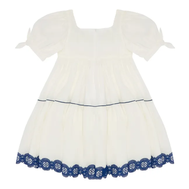 Robe Popeline de Coton | Blanc