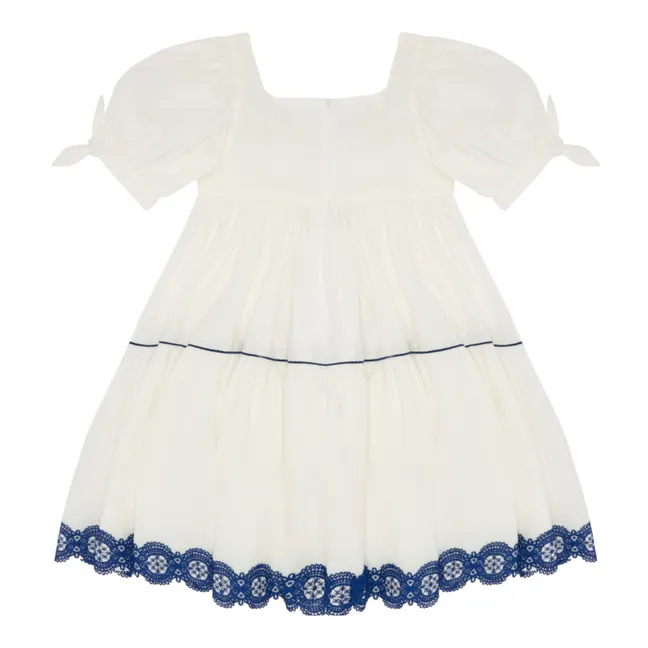 Vestido de popelina de algodón | Blanco