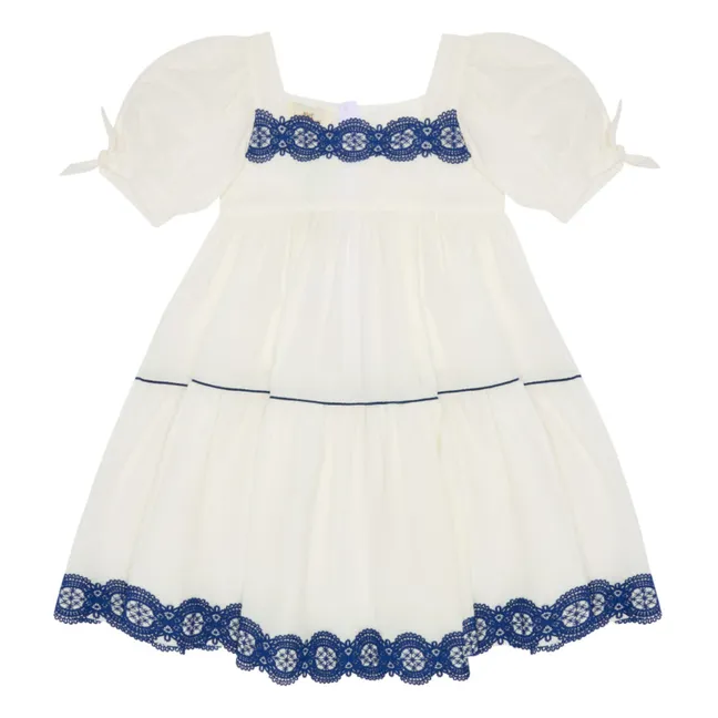Kleid aus Baumwollpopeline | Weiß