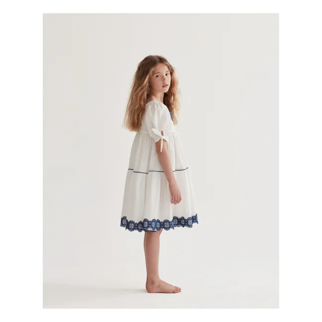 Robe Popeline de Coton | Blanc