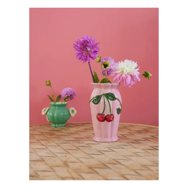 Ceramic vase | Almond green