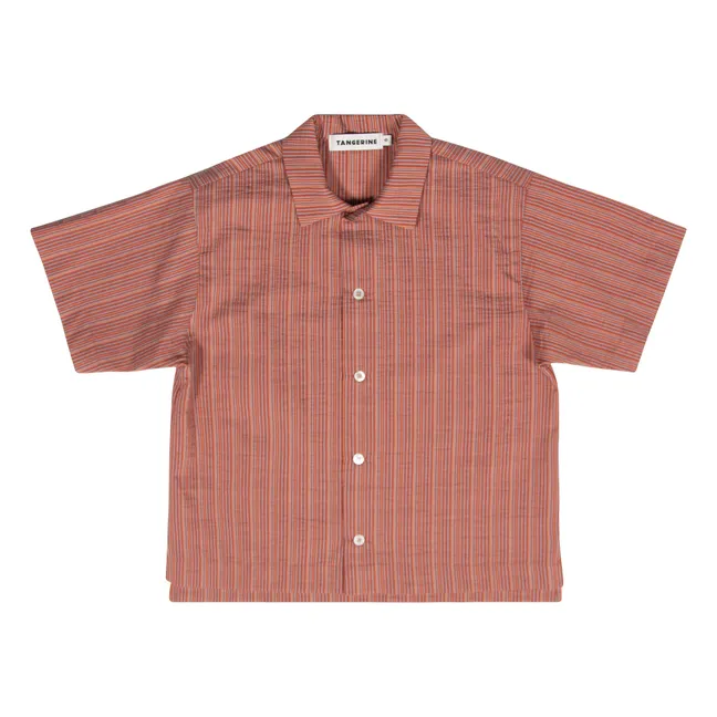Camisa de rayas | Terracotta