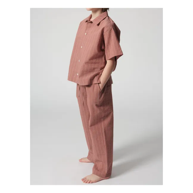 Pantaloni a righe | Terracotta