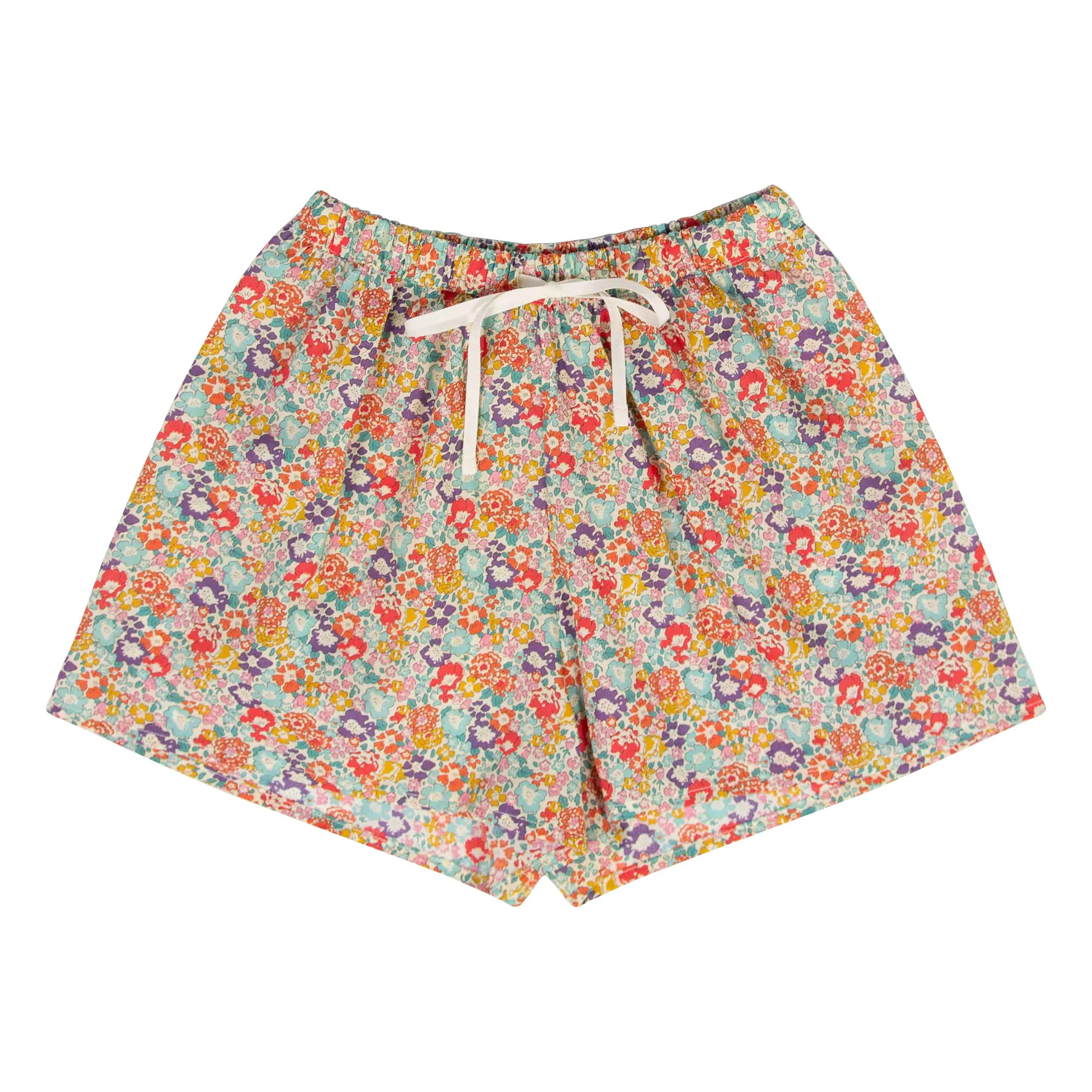 Tangerine Pink Short Fleurs