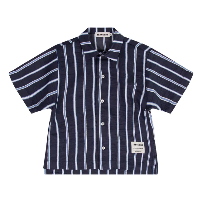 Stripes shirt | Midnight blue