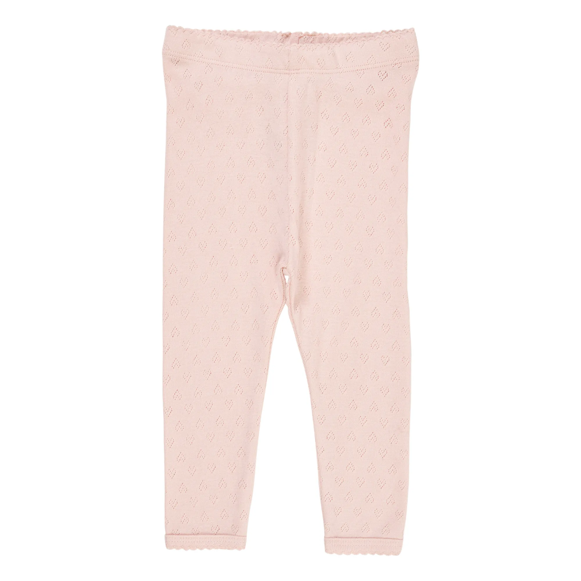 Copenhagen Colors Pale Pink Pointelle Leggings