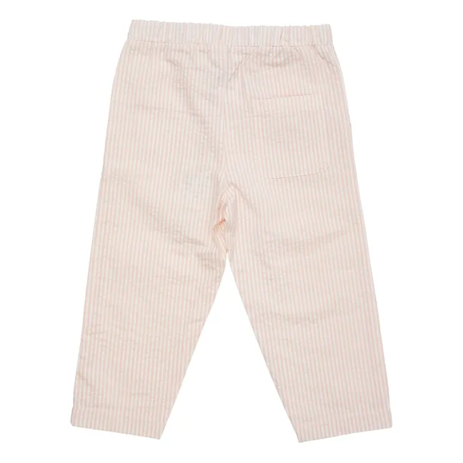 Pantaloni in seersucker | Crema