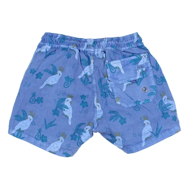 Pantaloncini da bagno tropicali | Blu