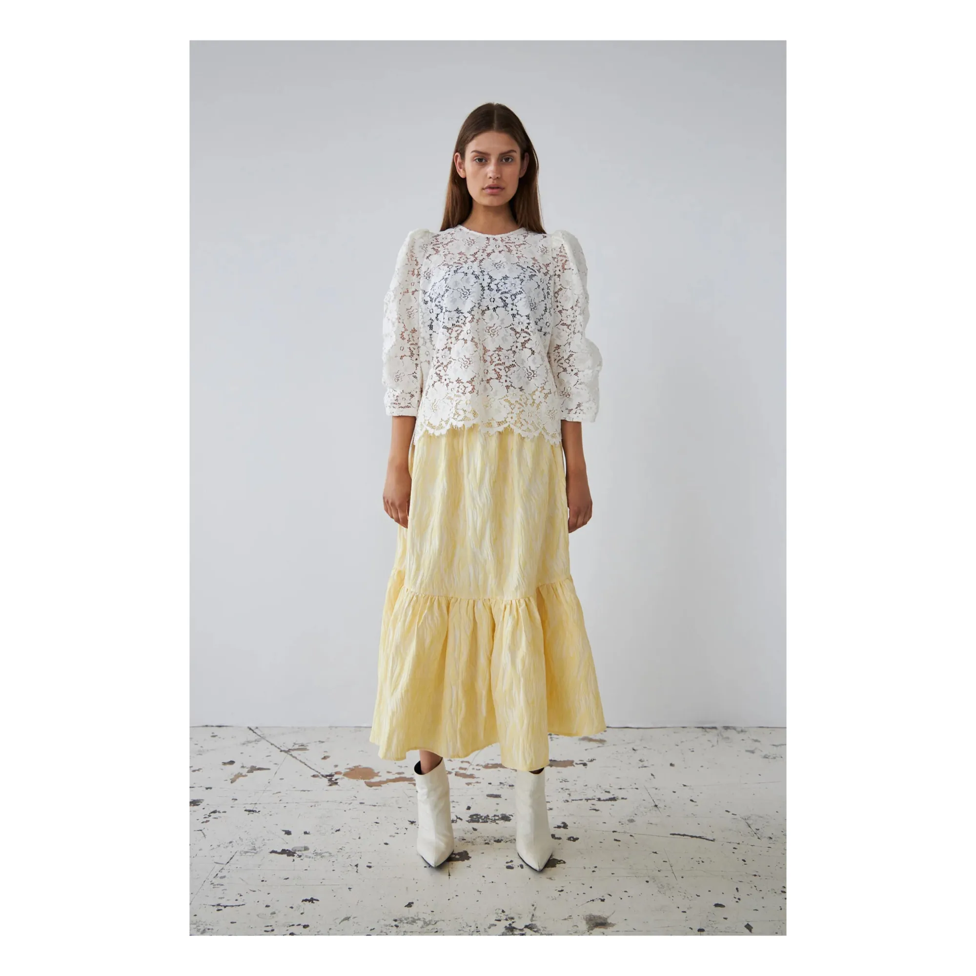 Stella Nova Ecru Lace Blouse