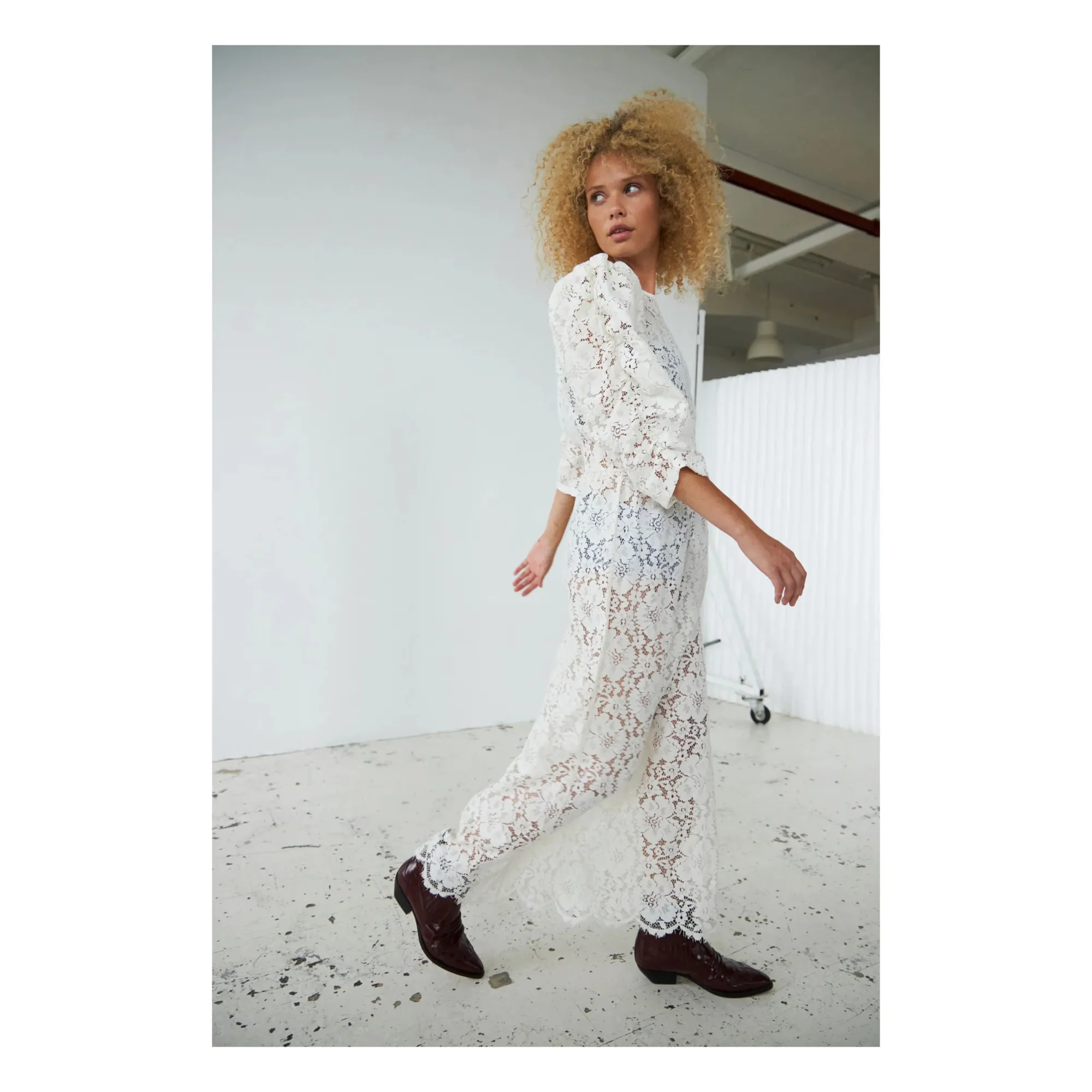 Stella Nova Ecru Lace Dress