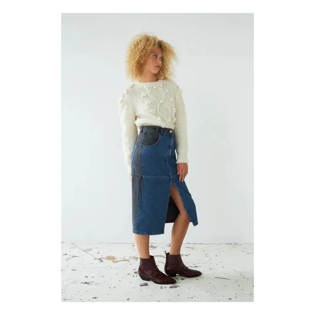 Gonna in denim | Blu