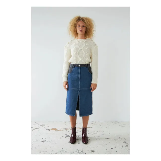 Gonna in denim | Blu