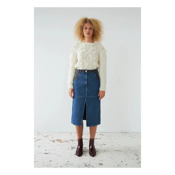Jupe Denim | Bleu- Image produit n°1