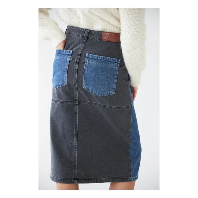 Gonna in denim | Blu