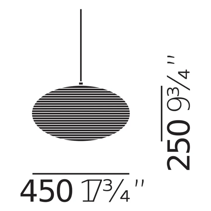 Akari 26A suspension | Ecru- Product image n°2
