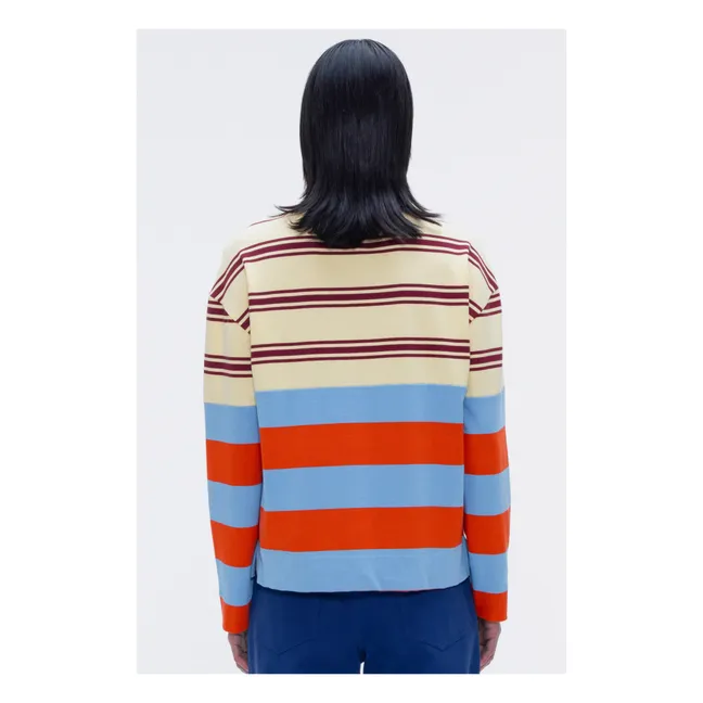 Sprinkled Lawn Stripes T-shirt | Yellow