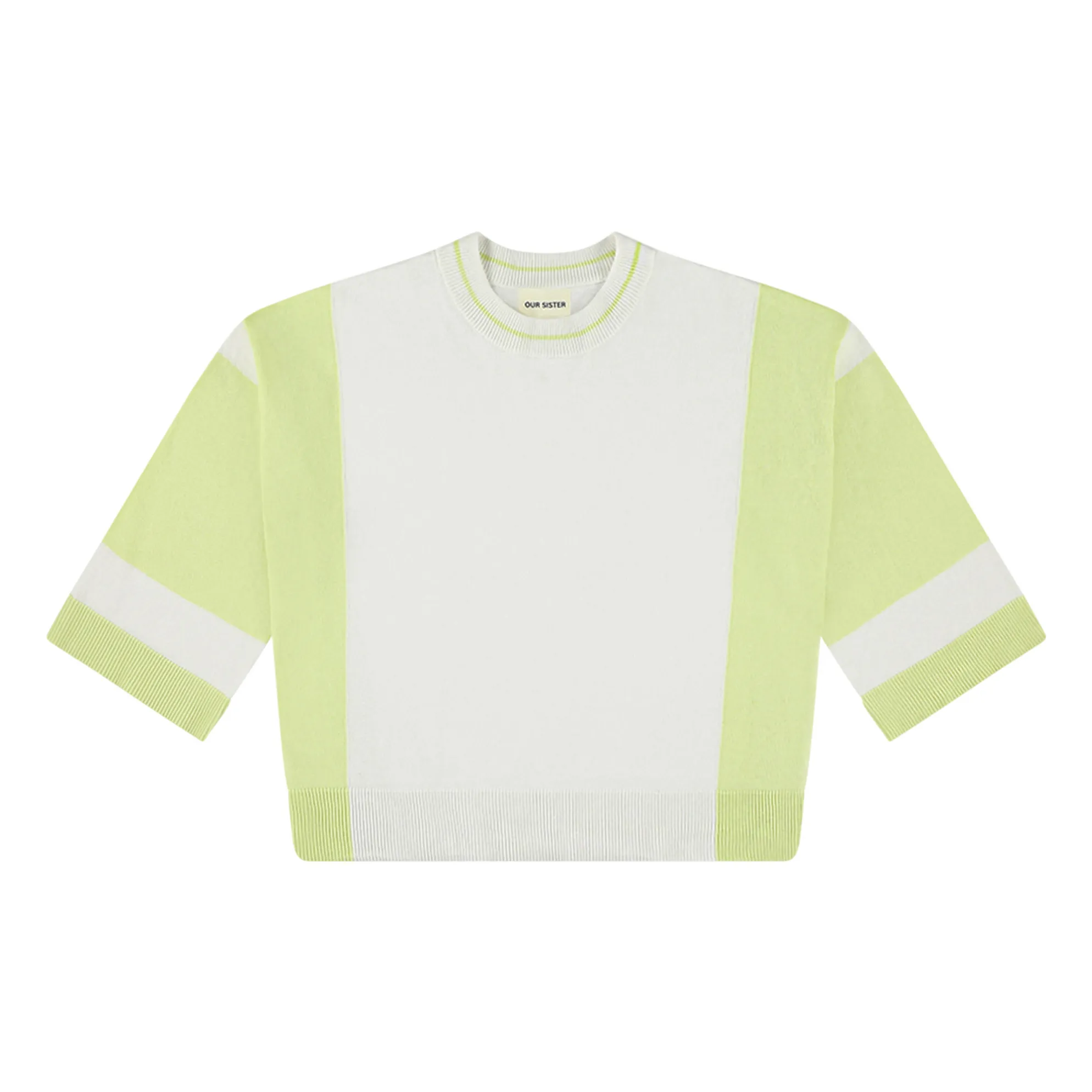 Our Sister Lemon Yellow Timber Sweater Linen And Cotton