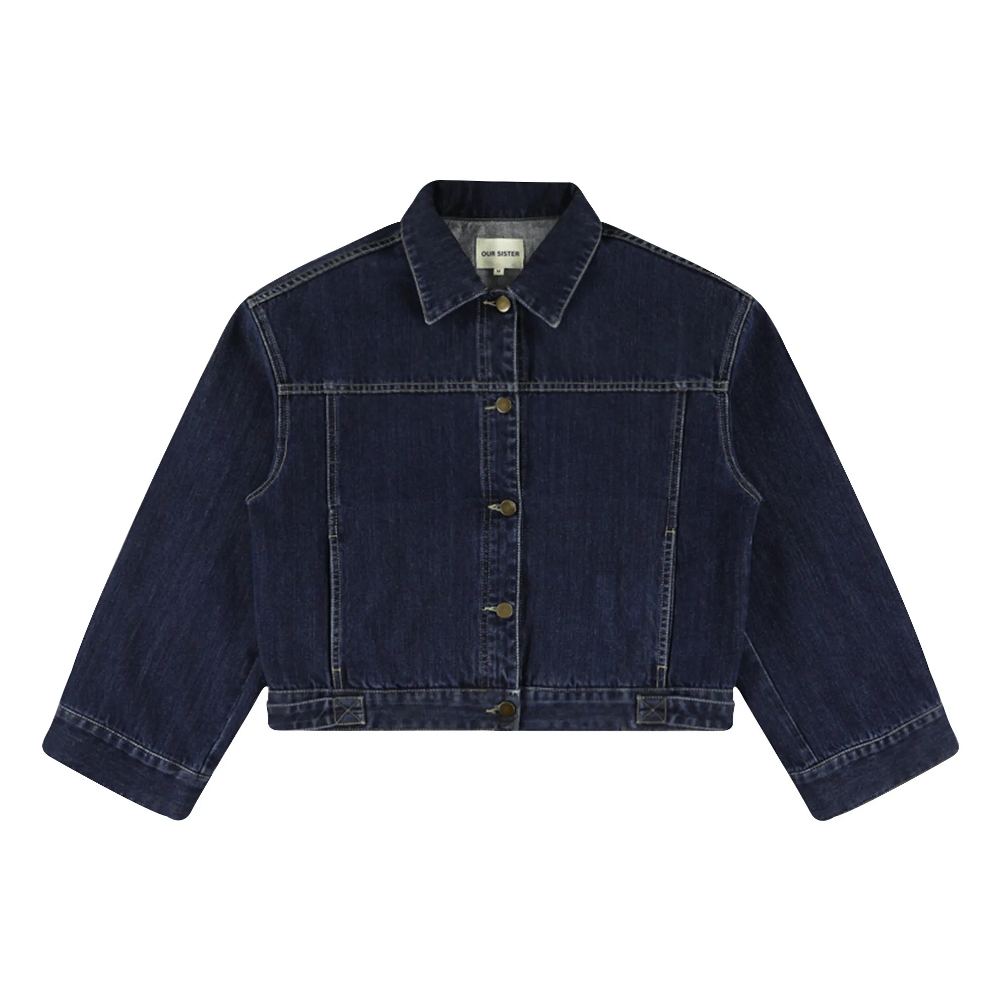 Our Sister Blue Tropical Tea Denim Organic Cotton Jacket