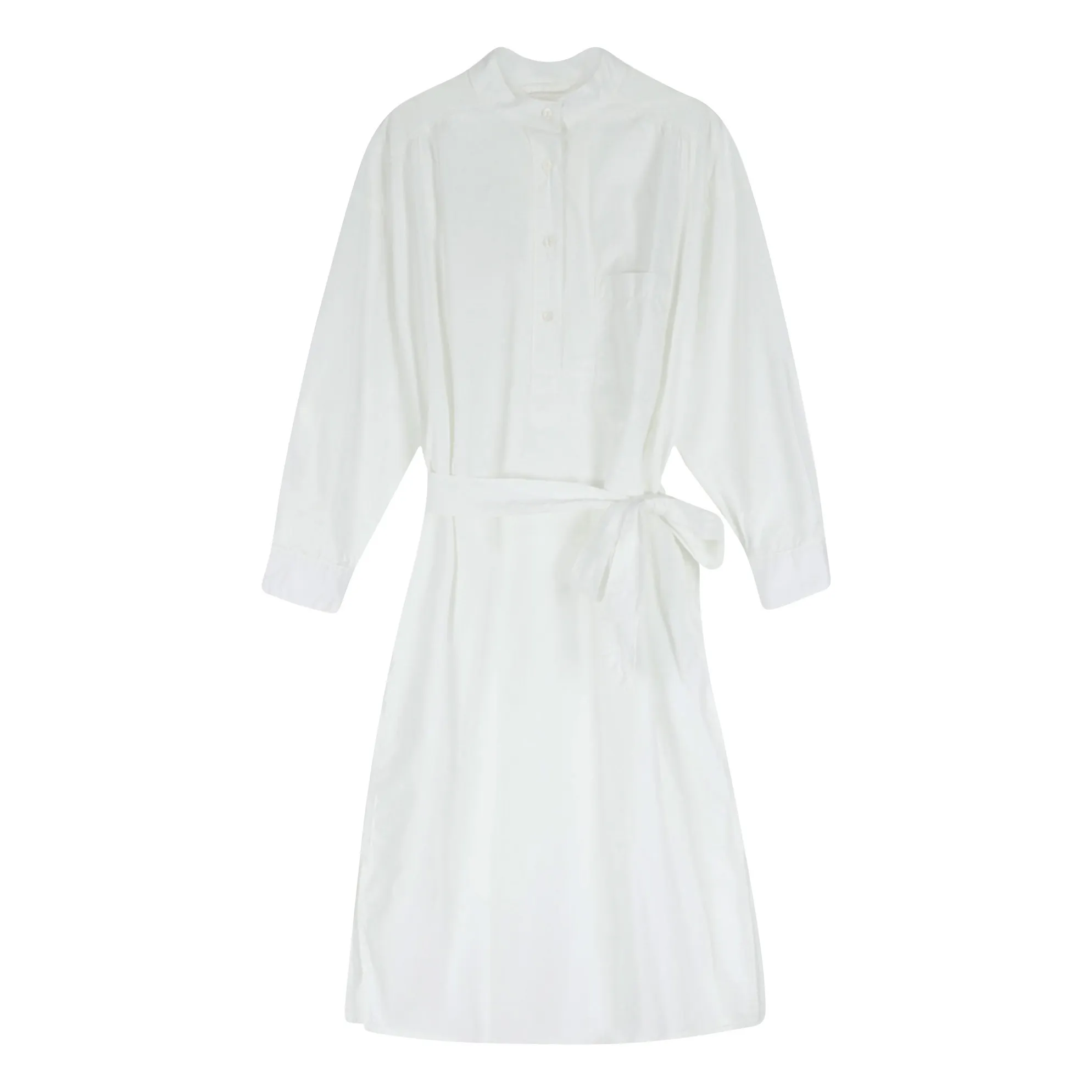 Our Sister White Cotton Poplin Disco Dress